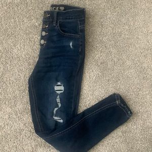 Girls Justice Distressed Skinny Jean